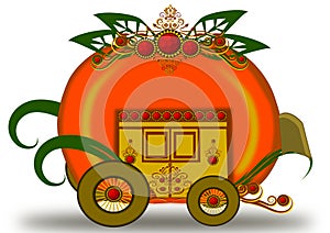 Pumpkin carriage