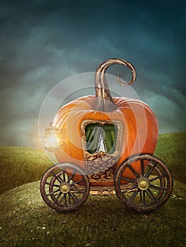 Pumpkin carriage