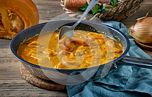 Pumpkin and carrot stew