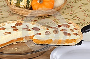 Pumpkin Cheesecake Pie