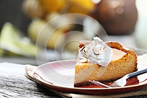 Pumpkin Cheesecake Pie