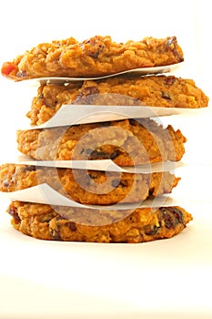 Pumpkin Cranberry Oatmeal Cookies