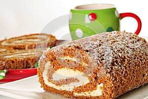 Pumpkin cream cheese dessert