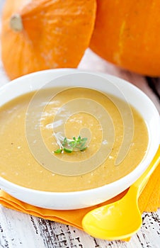 Pumpkin cream soup