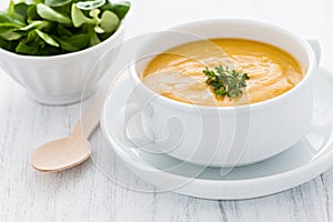 Pumpkin cream soup