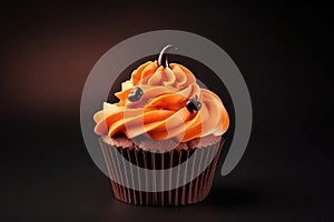 Pumpkin Cupcake Tempts Halloween Sweet Tooth