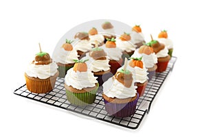 Pumpkin cupcakes