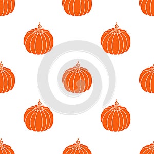Pumpkin in flat style photo