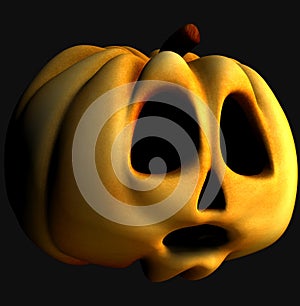 Pumpkin halloween man