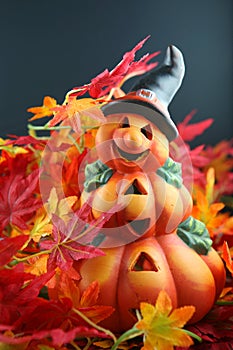 Pumpkin with hat