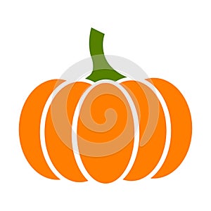 Pumpkin icon vector Halloween or Thanksgiving concept for your website design, logo, app, UI. illustration