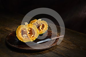 PUMPKIN KABOCHA SLICED