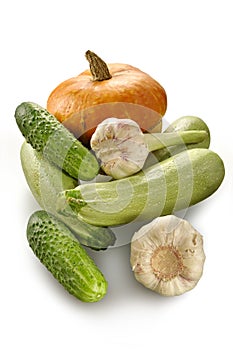 Pumpkin, marrows, cucumbers