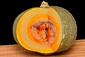 Pumpkin with orange flesh