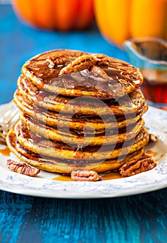 Pumpkin pancakes