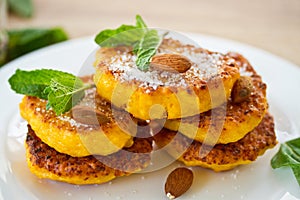Pumpkin pancakes