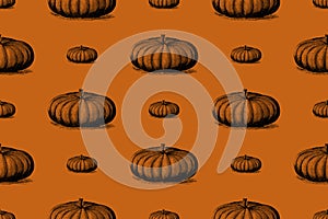 Pumpkin Pattern on Halloween