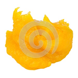 Pumpkin Puree Isolated on White Background