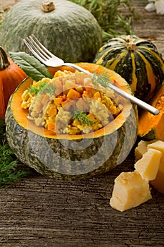 Pumpkin risotto