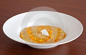Pumpkin risotto