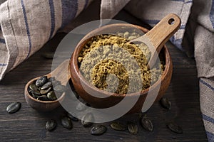 Pumpkin seed flour