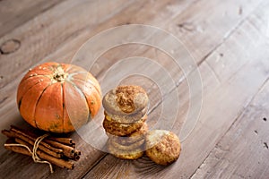 Pumpkin Snickerdoodle Cookies