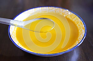 Pumpkin soup photo