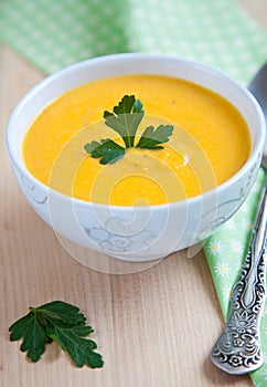 Pumpkin soup puree