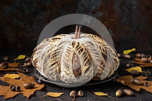 Pumpkin Sourdough Bread