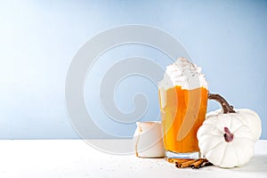 Pumpkin spice latte or milkshake