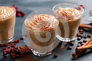 Pumpkin spiced latte or coffee