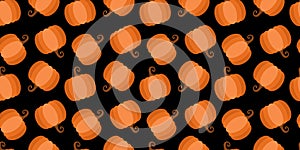Pumpkin vector pattern backgorund