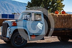 Pumpkins on a Hay Truck 2