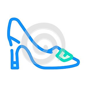 pumps and slingbacks color icon vector illustration photo