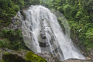 Pun Ya Ban Waterfall at Lamnam Kra Buri National Park in Ranong,Thailand