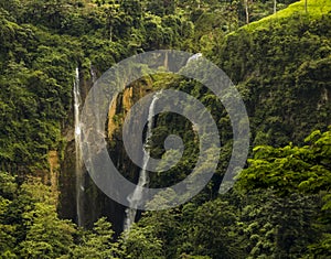 Puna alla ramboda sri lanka,two waterfalls together