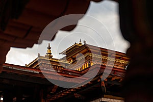 The Punakha Dzong Monastery in Punakha, Bhutan