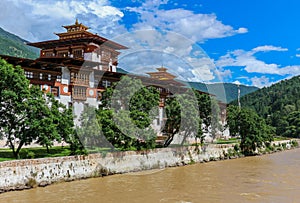 Punakha Dzong Temple (Pungthang Dechen Phodrang Dzong - Palace of Great Happiness), Bhutan