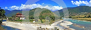 Punakha Monastery, Bhutan, Asia