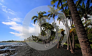 Punaluu Black sand beach