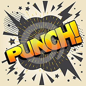 Punch Comic Text