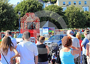 Punch and judy show. Puppet show.