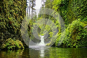 Punchbowl Falls on Eagle Creek, near Portland, Oregon