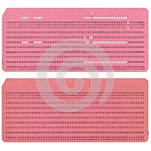 Punched card