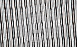 Punched stainless steel background