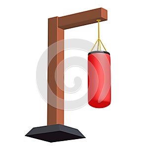 Punching bag for training boxing power punch