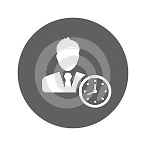 Punctuality, schedule icon