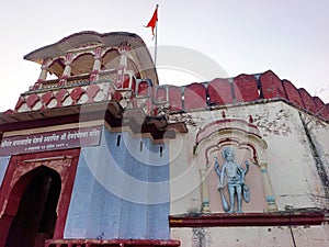 Pune, India - Jan 27 2024: Parvati Hill Temple at Pune, The temples built by the Peshwas on the top of this hill include those of