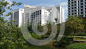 Punggol Waterway with apartments