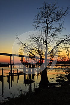 Pungo Ferry Bridge Sunset